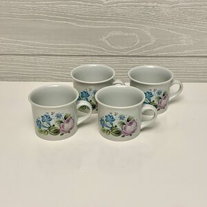 Royal Doulton Dubarry Coffee Tea Cups Set Of 4